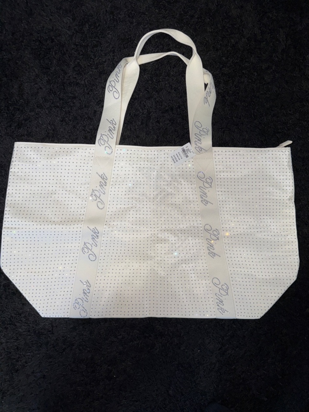 PINK Sparkle Tote Bag NWT